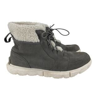 Sorel Explorer II Carnival Cozy Waterproof Insulated Boots Gray Womens Size 11